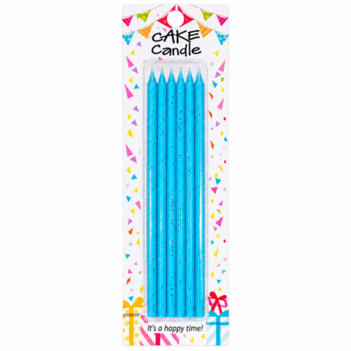 Cake Candle 25cm 6pcs - شموع كيك