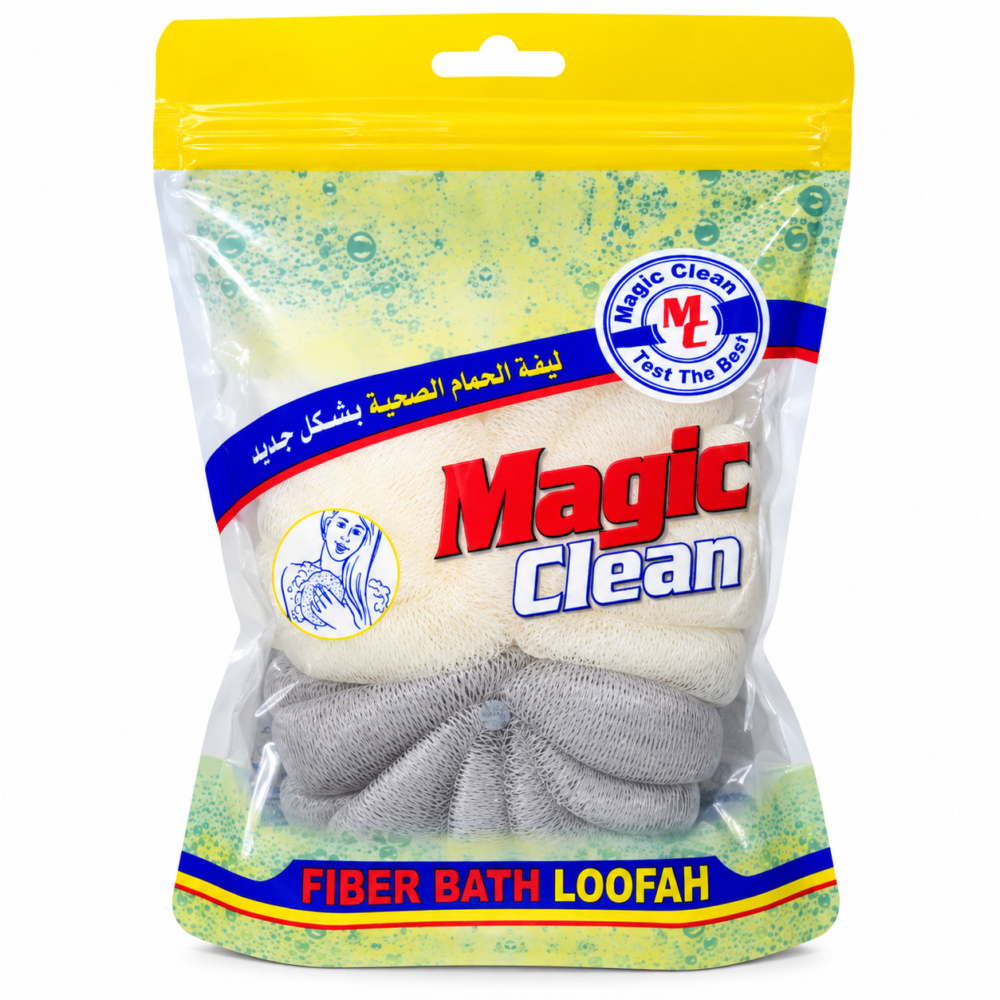 "Magic Clean" Fiber Bath Loofah - ليفة الحمام الصحيّة