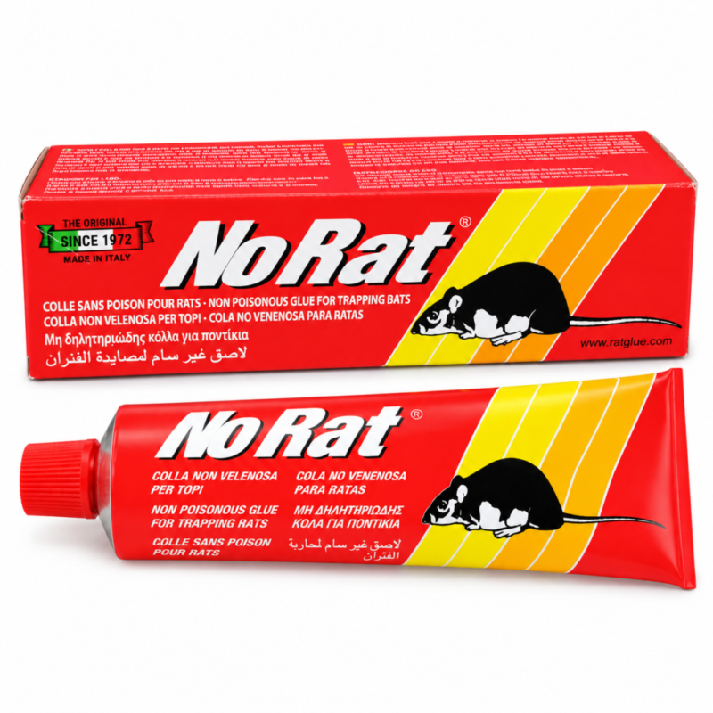 "No Rat" Non Poisonous Glue For Trapping Rats 135 g - لاصق غير سام لمحاربة الفئران