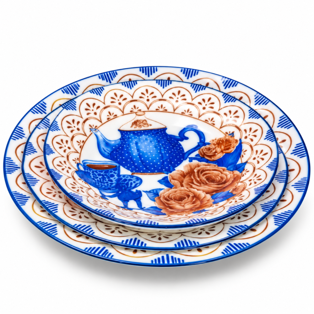 "هيثم هوم" Dinner Set 18 pcs - أطباق سفره
