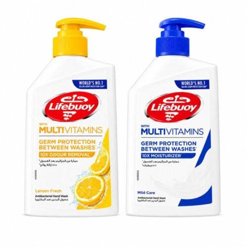 "Lifebuoy" Antibacterial Hand Wash With Multi Vitamins 500 ml -  غسول اليدين المضاد للبكتيريا