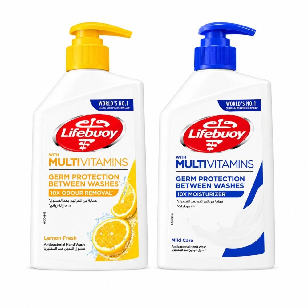 "Lifebuoy" Antibacterial Hand Wash With Multi Vitamins 500 ml -  غسول اليدين المضاد للبكتيريا