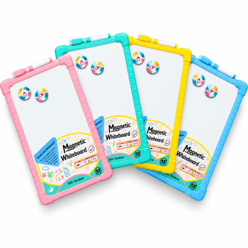 Magnetic Whiteboard  2 Sided  20*30 cm - لوح أبيض مغناطيسي مزدوج الوجه