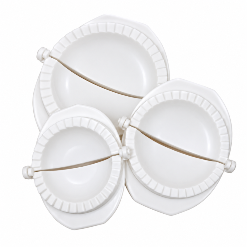 "NANA" Plastic Dumpling & Dough Press Set 3pcs 10/12/15 cm - طقم قوالب سمبوسك