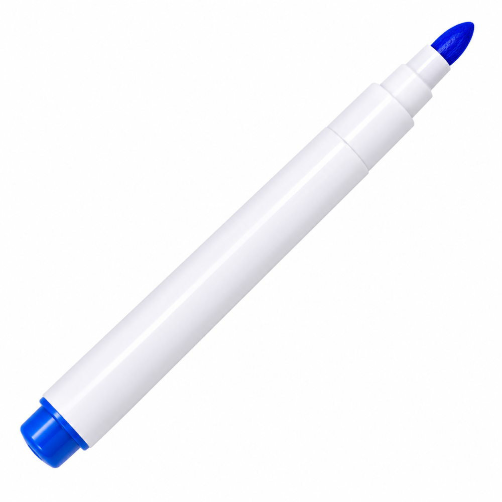 Whiteboard Marker - قلم لوح صغير قابل للمسح مع ممحاة