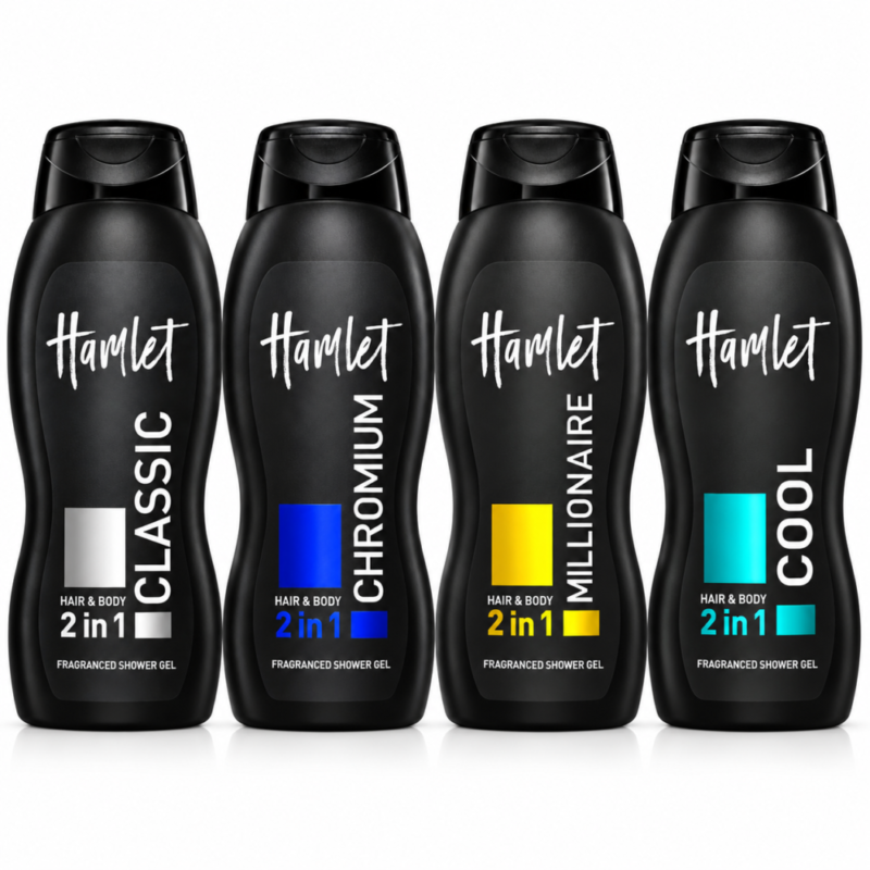 "Hamlet" Fragranced Shower Gel Hair & Body  650 ml - جل إستحمام للشعر والجسم