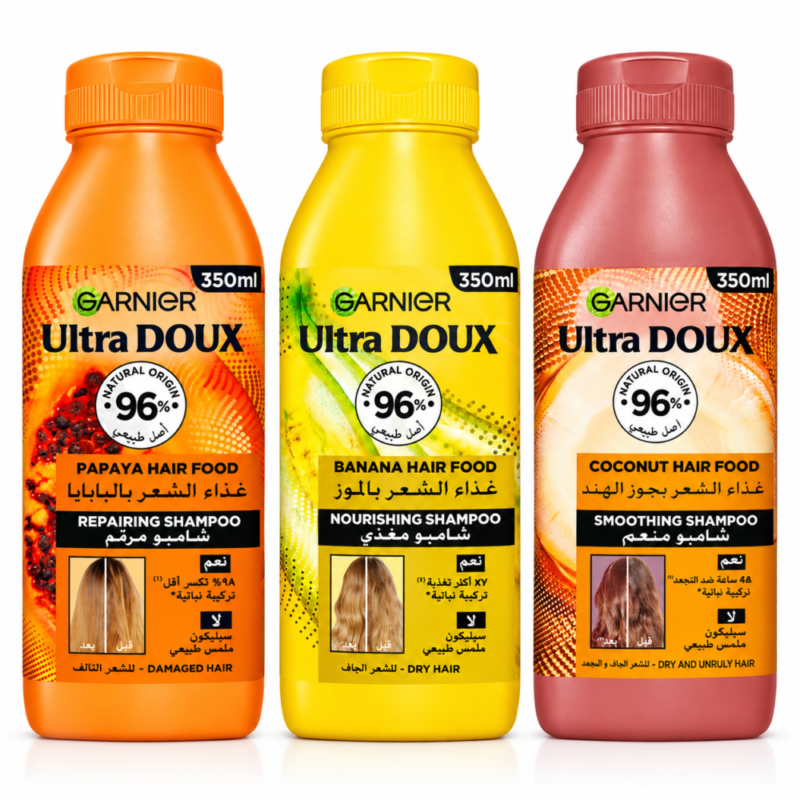 "GARNIER Ultra Doux" Shampoo 350 ml -  شامبو