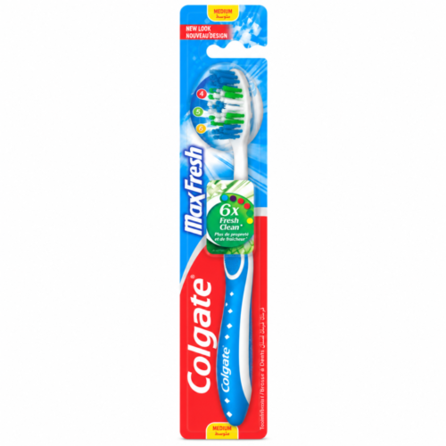 "Colgate" Toothbrush Medium Max Fresh - فرشاة أسنان